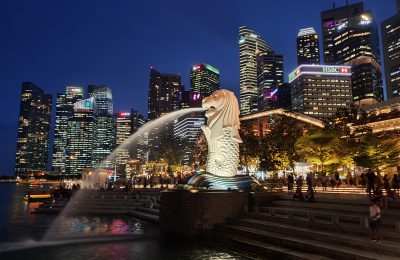 Marina Bay & Merlion